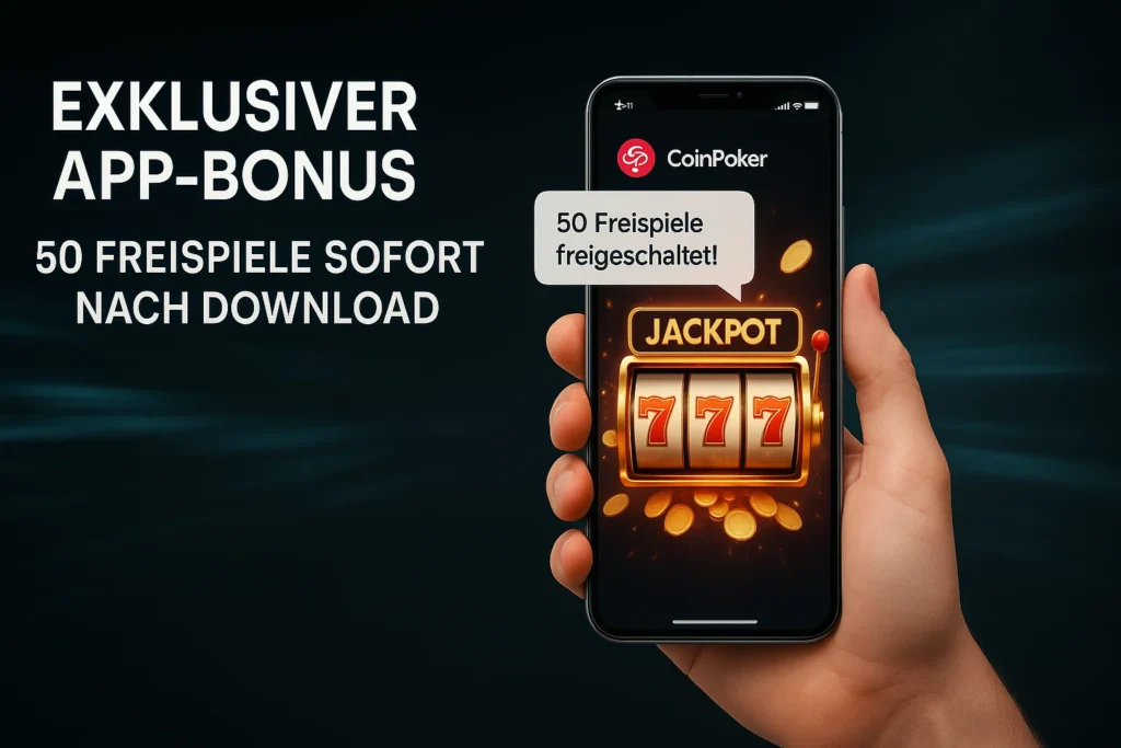 Exklusiver App-Bonus: 50 Freispiele sofort nach Download